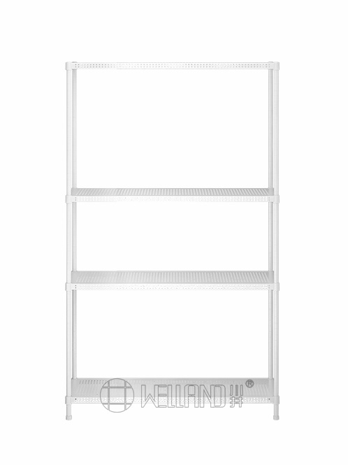 白色洞洞板落地置物架 白色洞洞板落地置物架