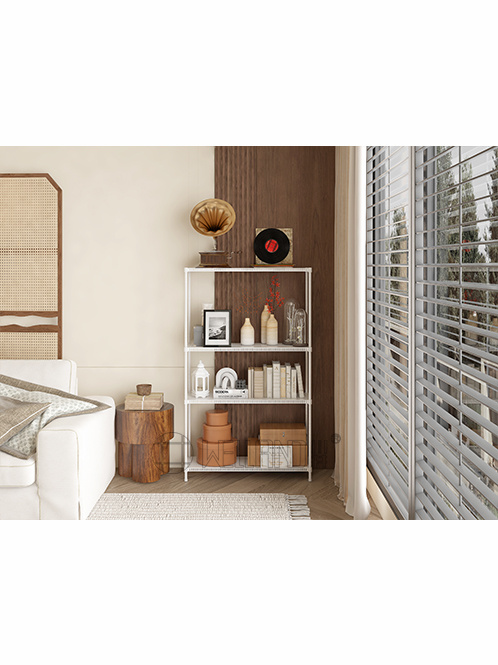 白色洞洞板落地置物架 白色洞洞板落地置物架