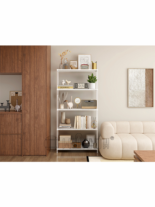 白色洞洞板落地置物架 白色洞洞板落地置物架