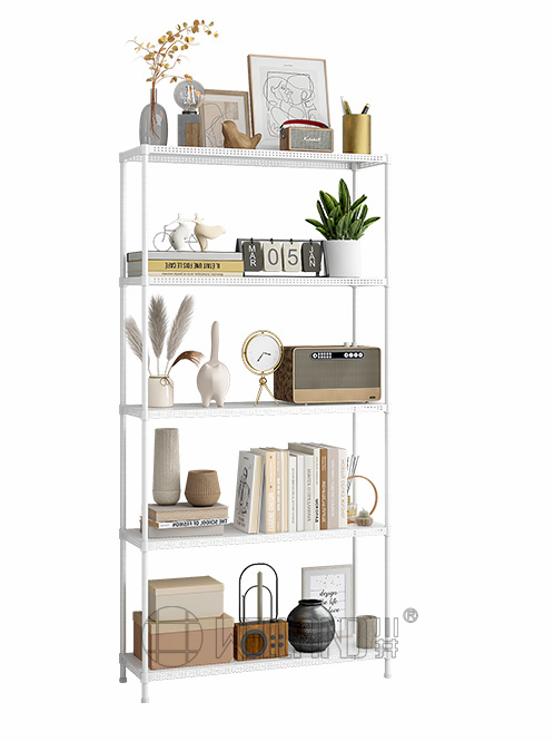 白色洞洞板落地置物架 白色洞洞板落地置物架