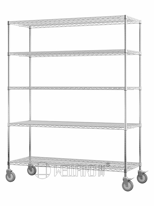 電鍍鉻餐飲酒店后廚貨架 電鍍鉻餐飲酒店后廚貨架