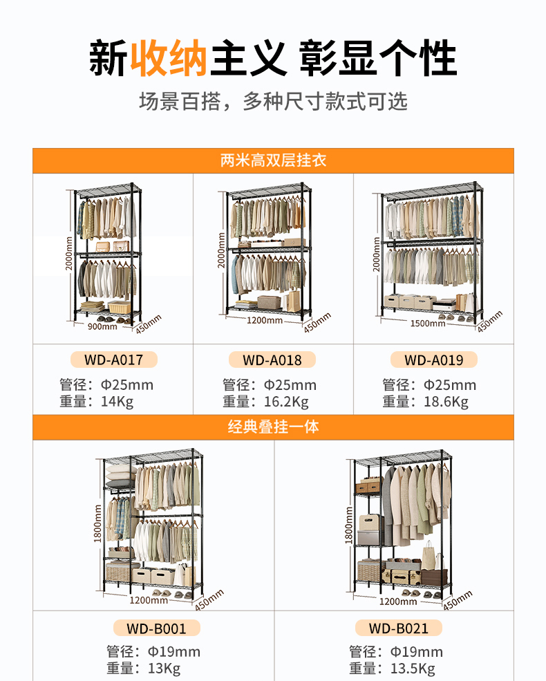 川井布衣柜新款已上線，半開(kāi)放窗簾式牛津布罩衣櫥 (2)