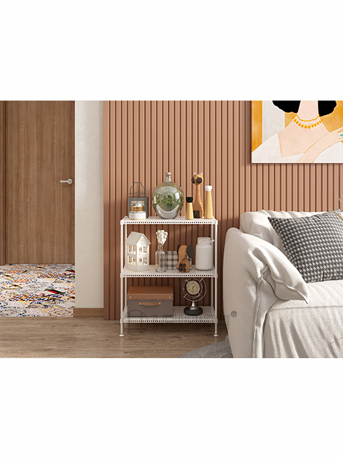 白色多層洞洞板置物架 白色多層洞洞板置物架