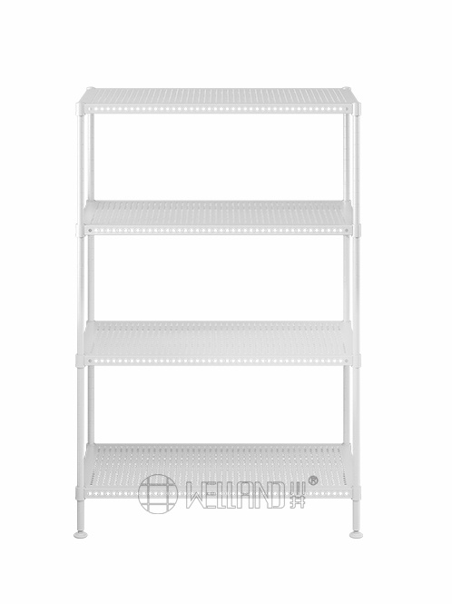 白色多層洞洞板置物架 白色多層洞洞板置物架
