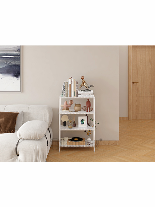 白色多層洞洞板置物架 白色多層洞洞板置物架