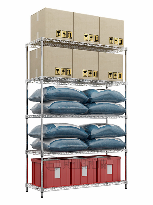 重型多層碳鋼倉儲貨架