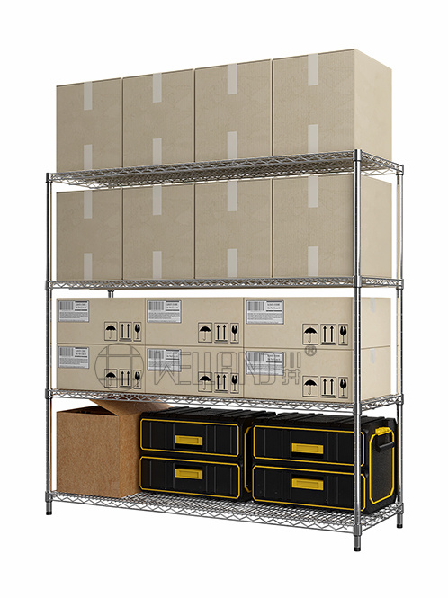 加厚碳鋼多層線網(wǎng)貨架