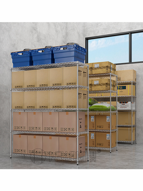 加厚碳鋼多層線網(wǎng)貨架