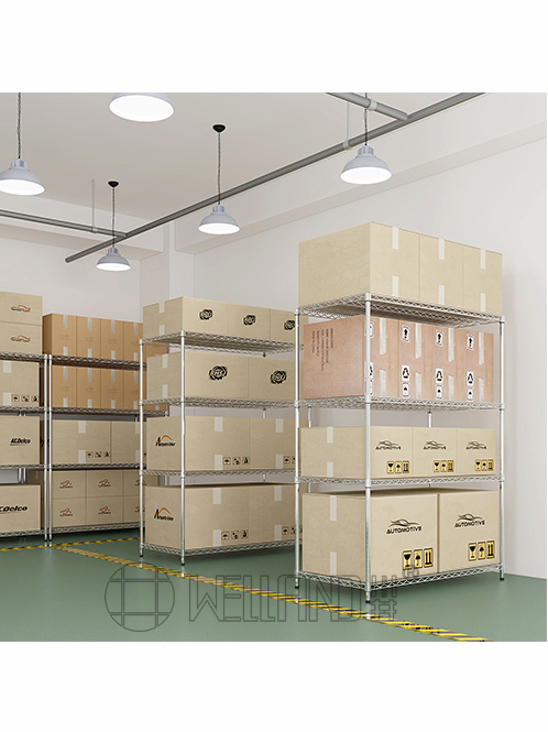 倉(cāng)儲(chǔ)金屬線網(wǎng)貨架